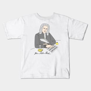 Johann Sebastian Bach gezeichnet Kids T-Shirt